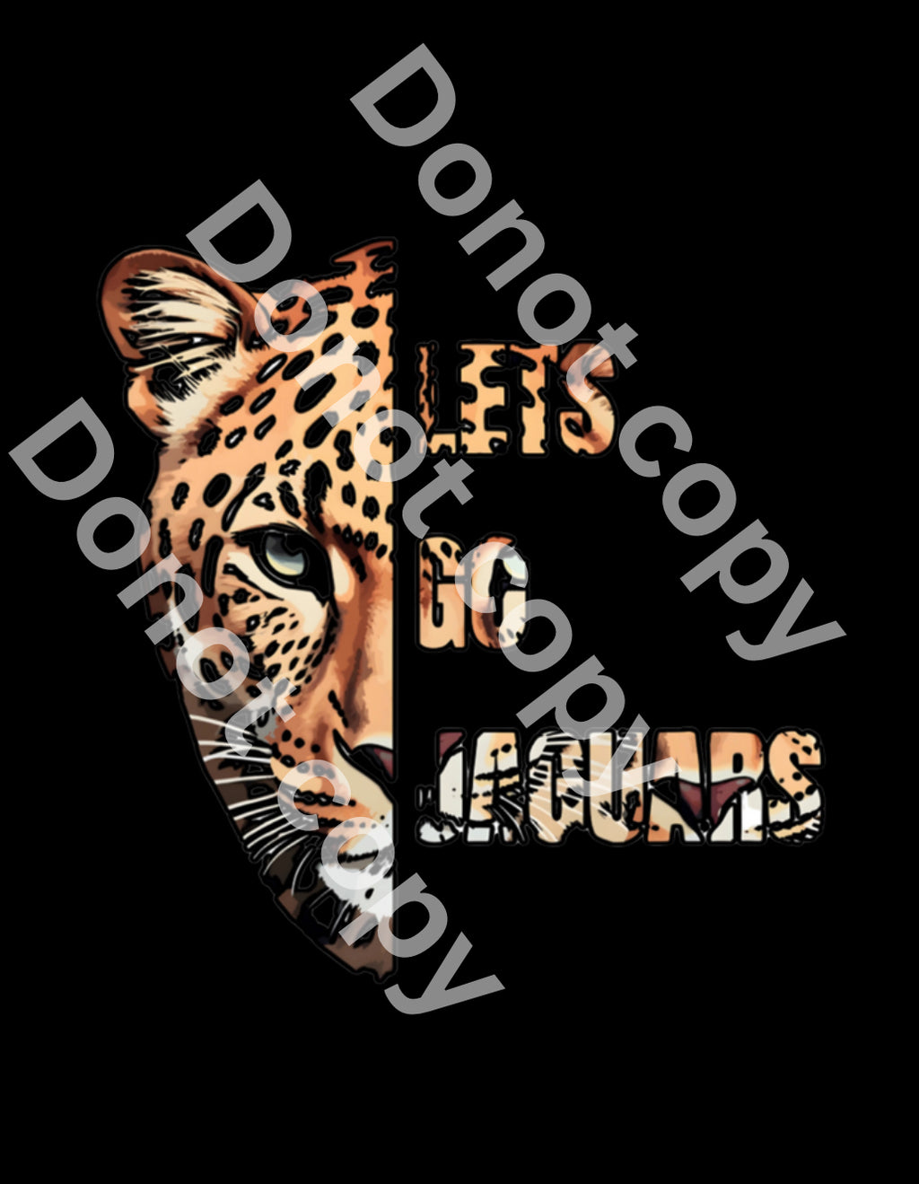 Png file only Let’s Go Jaguars cut out letters