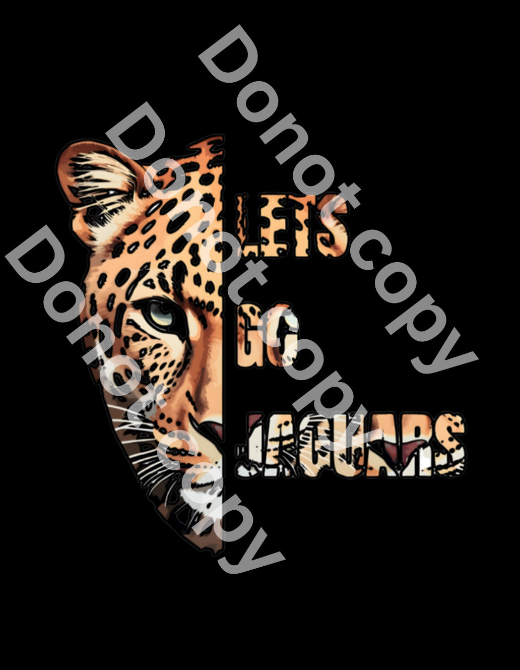 Png file only Let’s Go Jaguars cut out letters