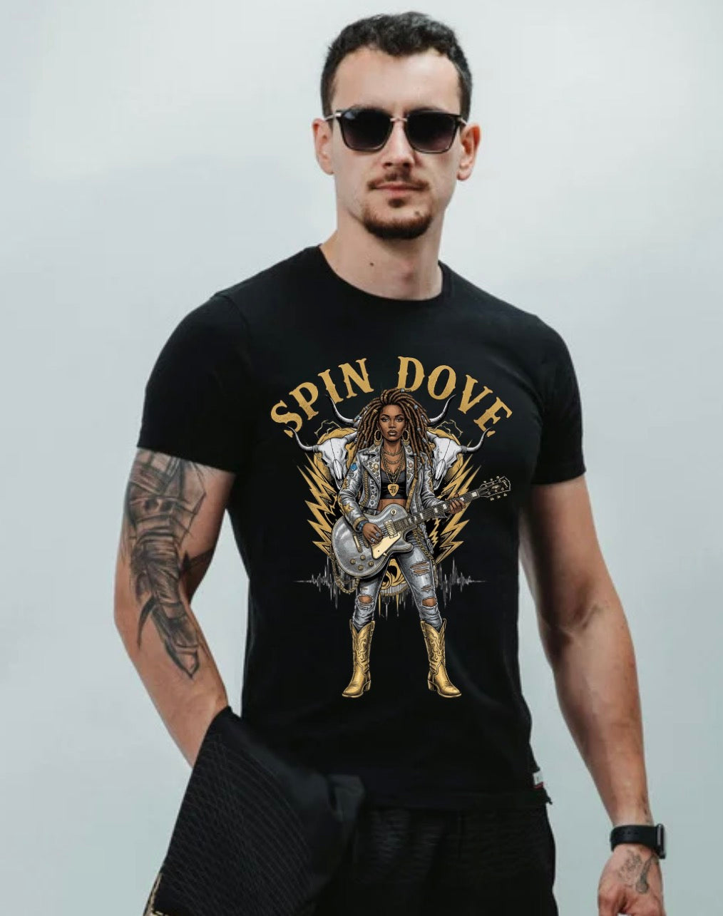 Let’s Rock Spin Dove Tee