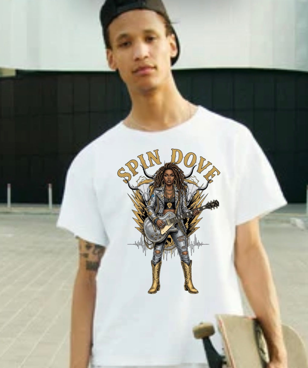 Let’s Rock Spin Dove Tee