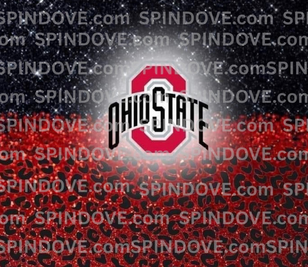 PNG file only Ohio state red and black 20oz