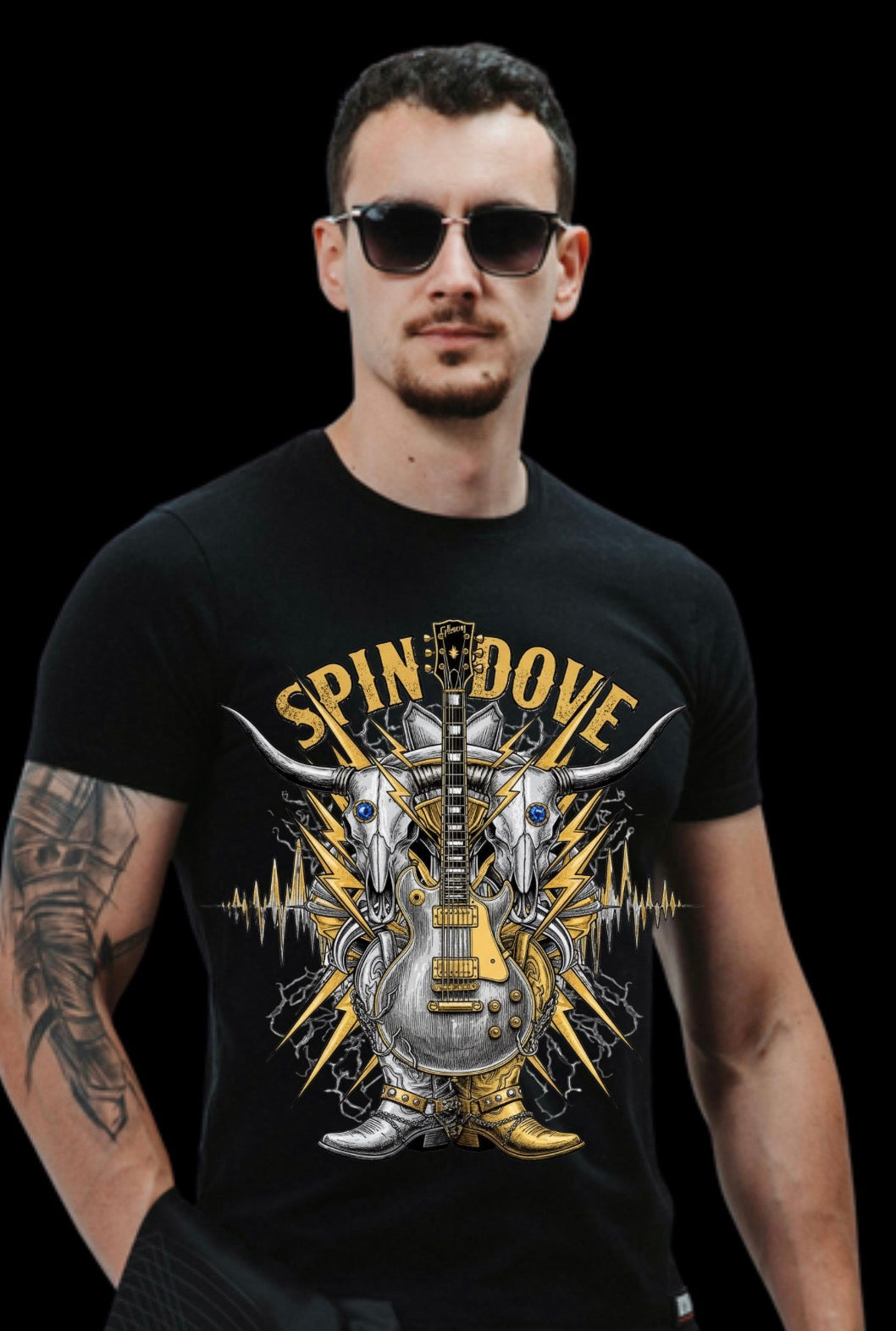 SPINDOVE MUSIC MIX MEDIA  tee