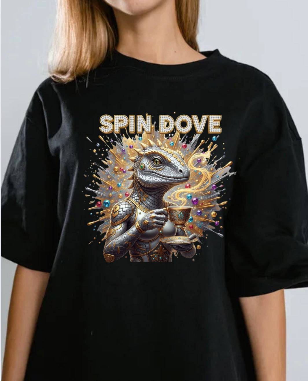 Spot of Tea Spin Dove Tee