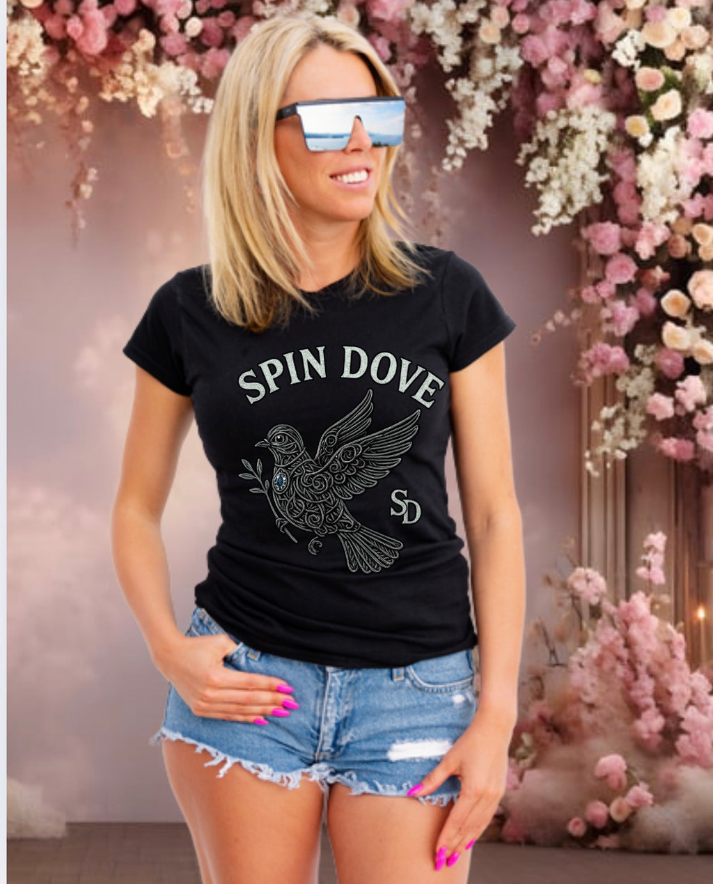 Dove of Peace “Spin Dove” tee