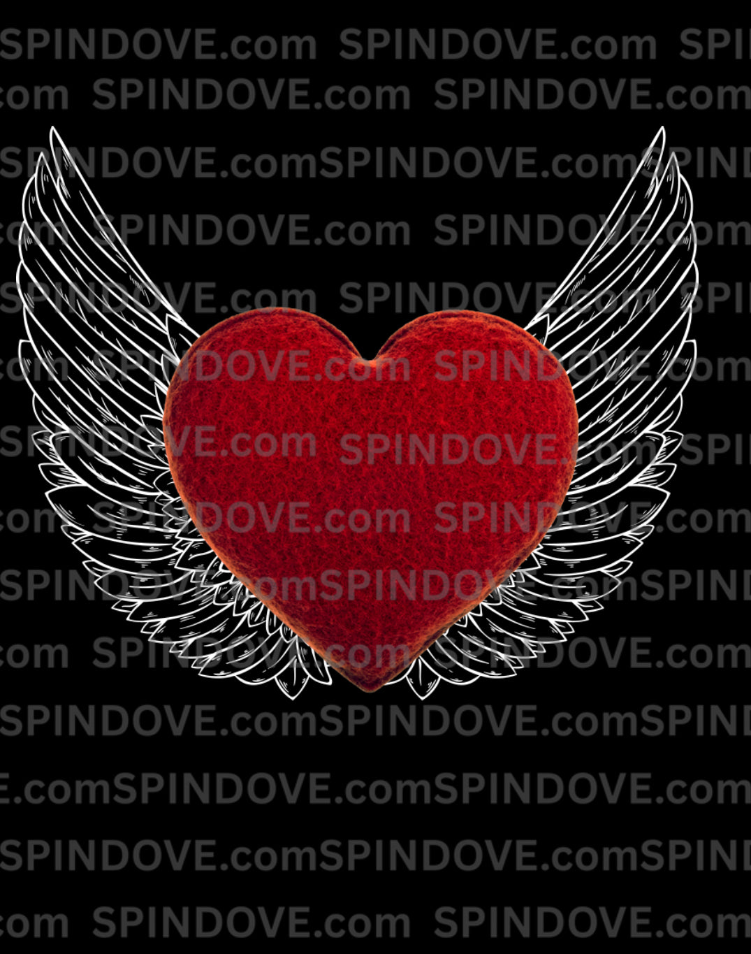 Svg vile only Zebra ribbon f-cancer flag and red heart with wings (neuroendocrine  cancer)