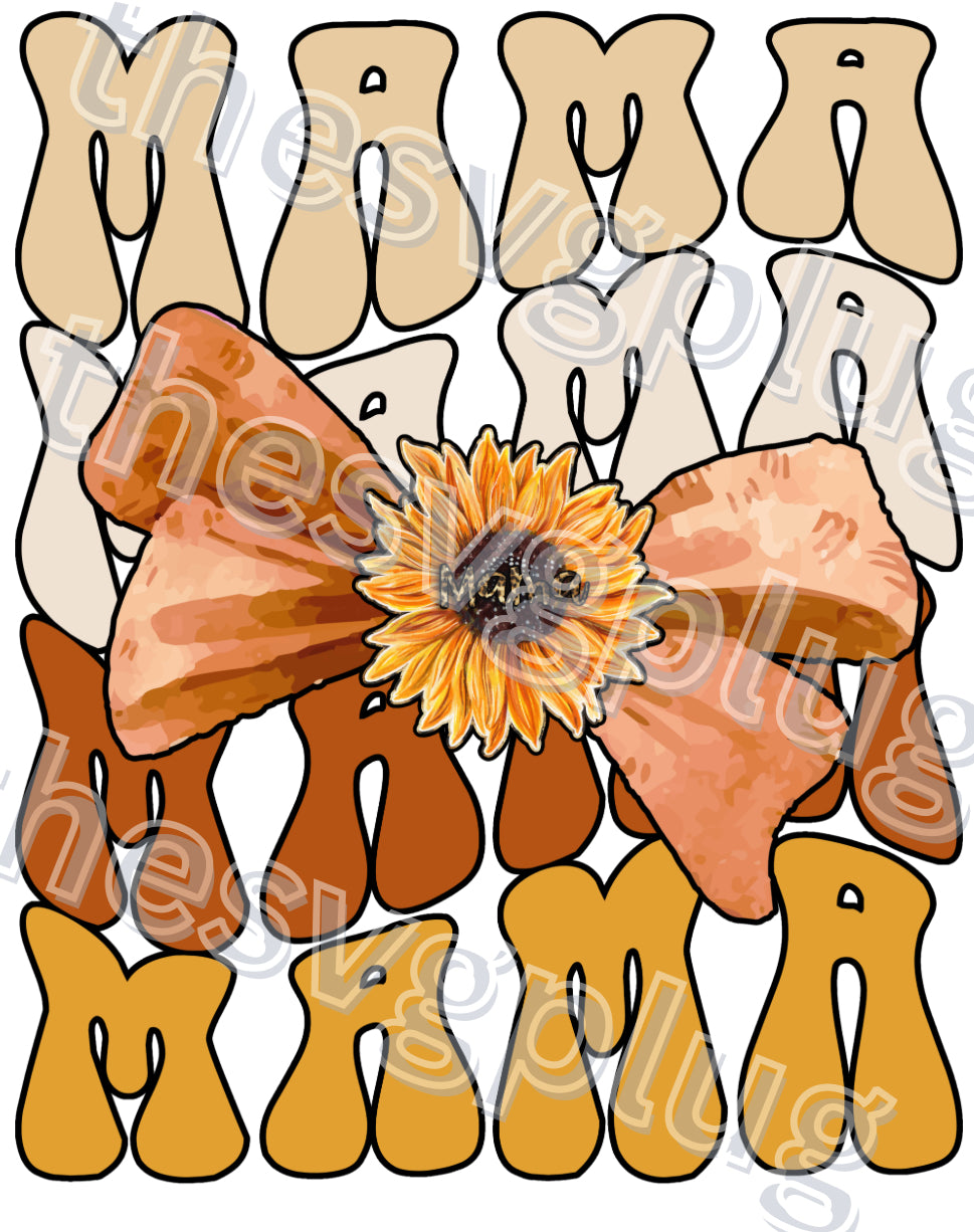 (PNG file)Sunflower fall mama