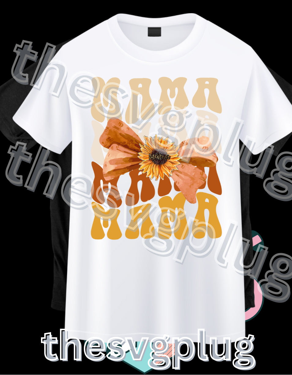 (PNG file)Sunflower fall mama